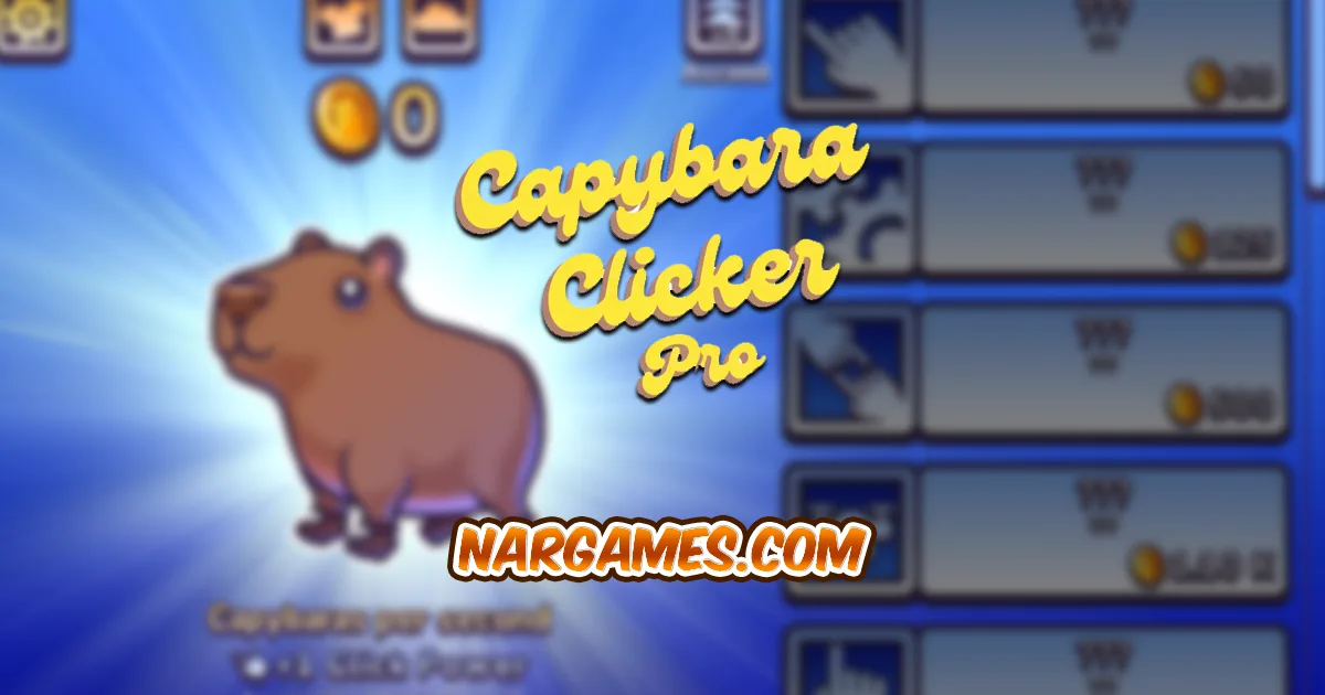 Play Capybara Clicker Pro online for free