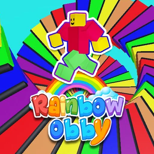 Rainbow Obby Jouez En Ligne Gratuitement NarGames